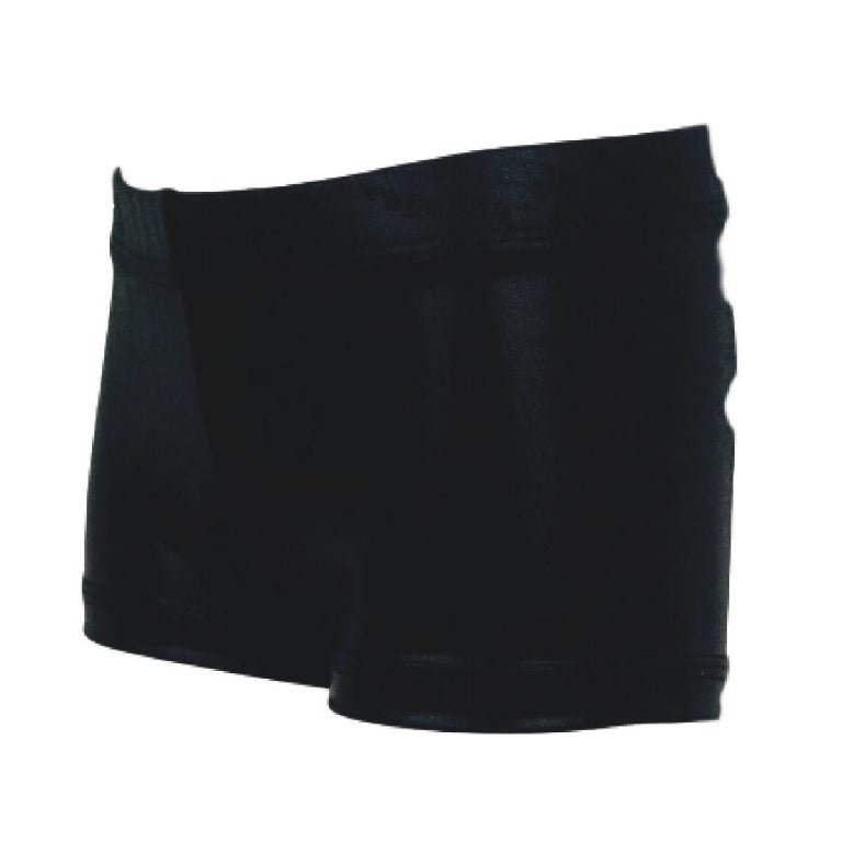 Black Shiny Performance Shorts - Foxy’s