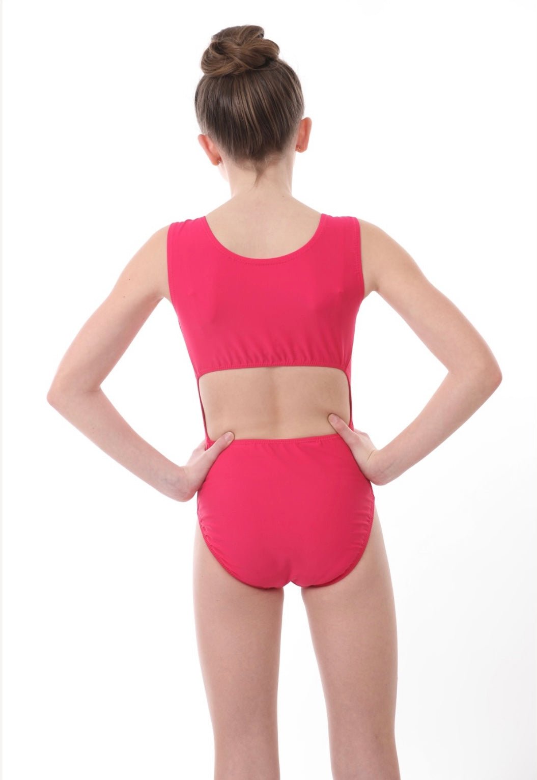 Hot Pink Gymnastics Leotard - Solid Color, Comfy Fit - Foxy's Leotards - Foxy’s