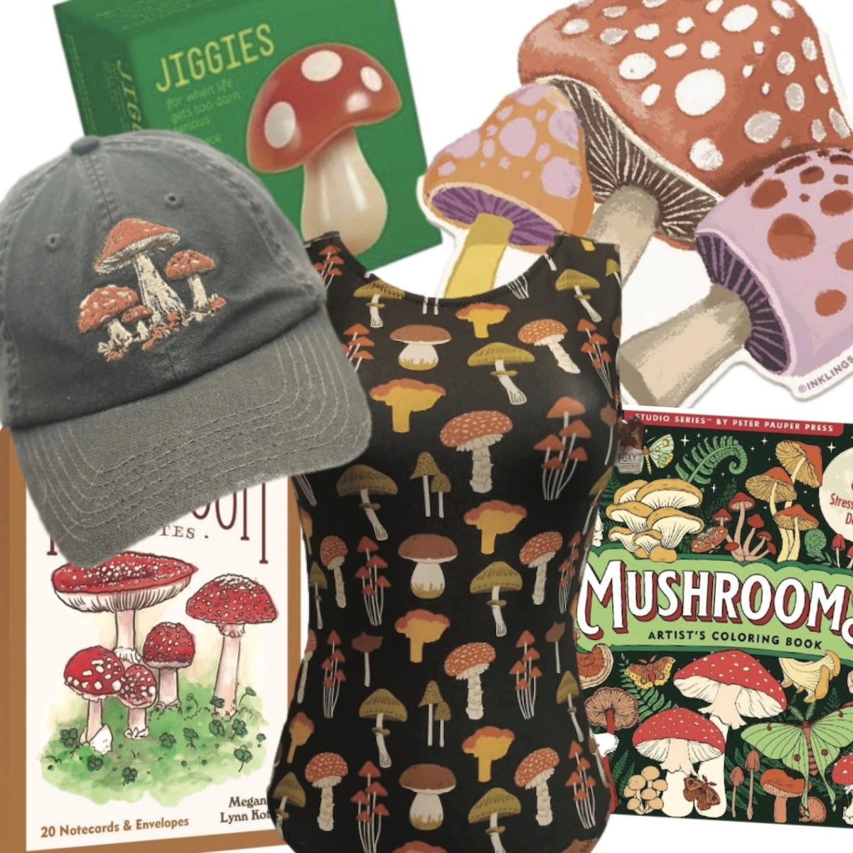 magic mushroom gifts from Foxy's Leotards