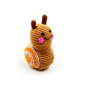 Garden Bug  - Plush Snail Rattle