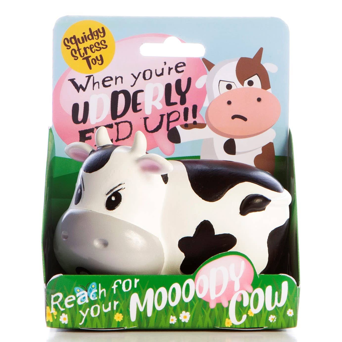 Moody Cow Stress Toy - Novelty Christmas Stocking Stuffers - Foxy’s