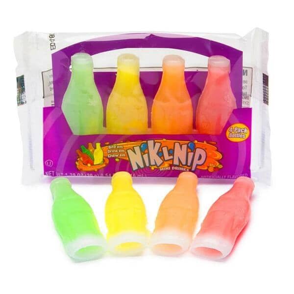 Nik-L-Nip Wax Bottle Candy (4pc) - Foxy’s