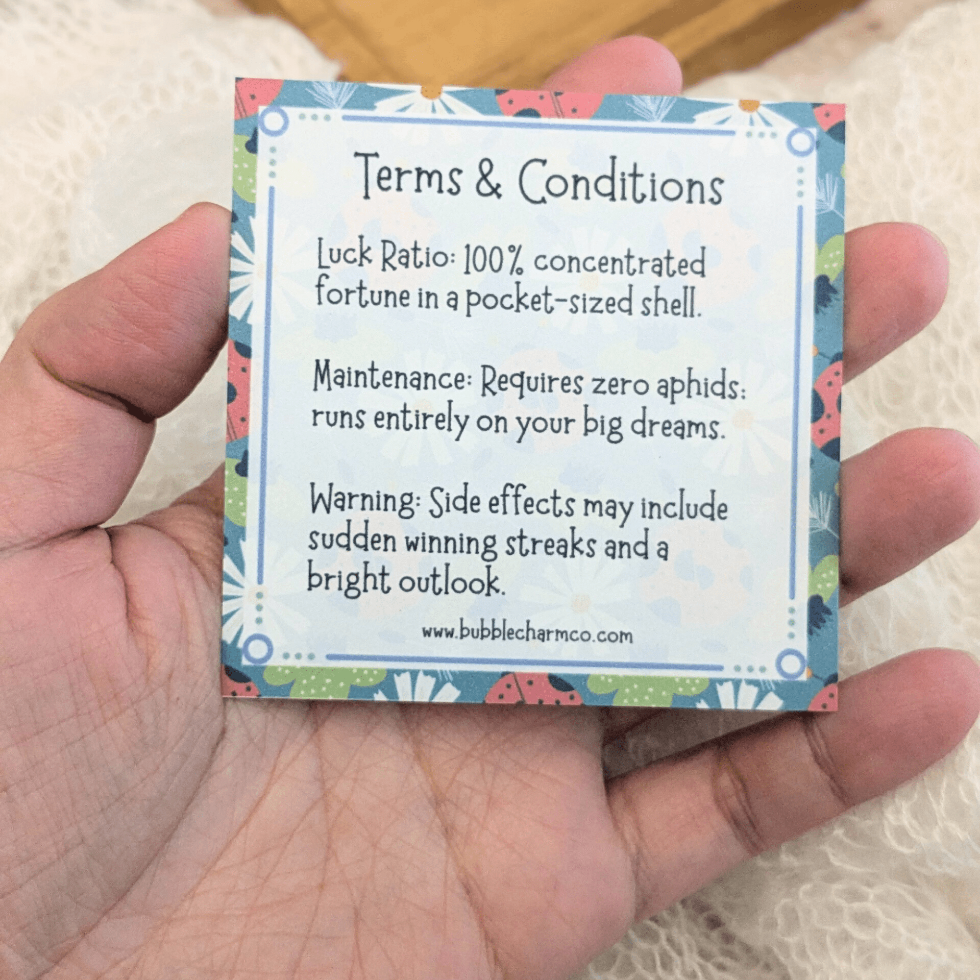 A Little Spot Of Luck Pocket Hug Emotional Support Token - Foxy’s