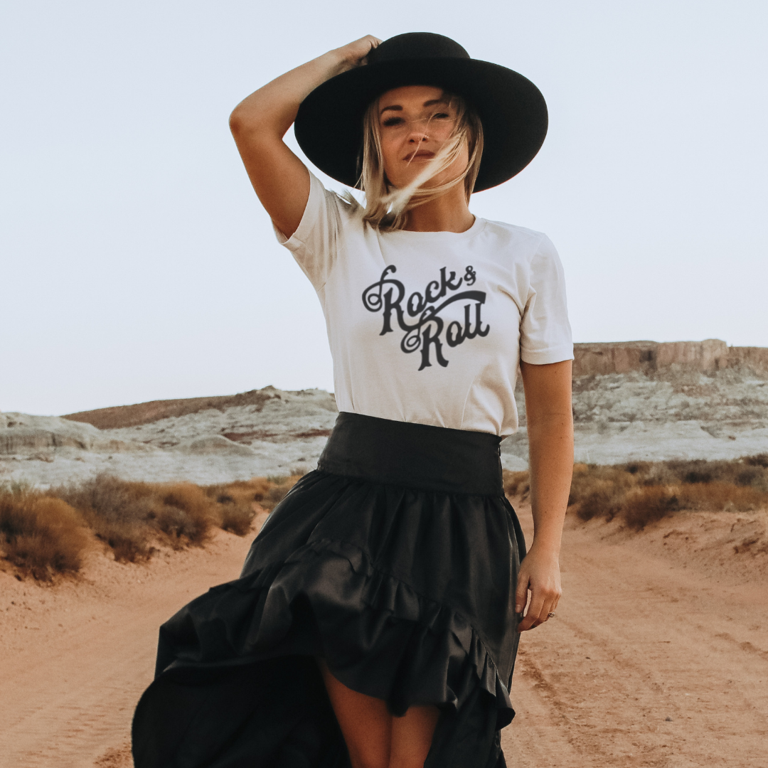 Rock and Roll Graphic Tee | Women's T-Shirt