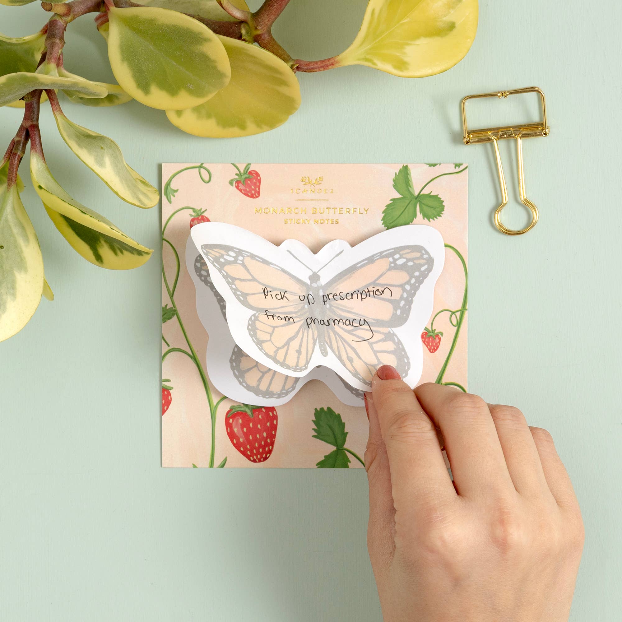 Monarch Butterfly Sticky Notes - Foxy’s
