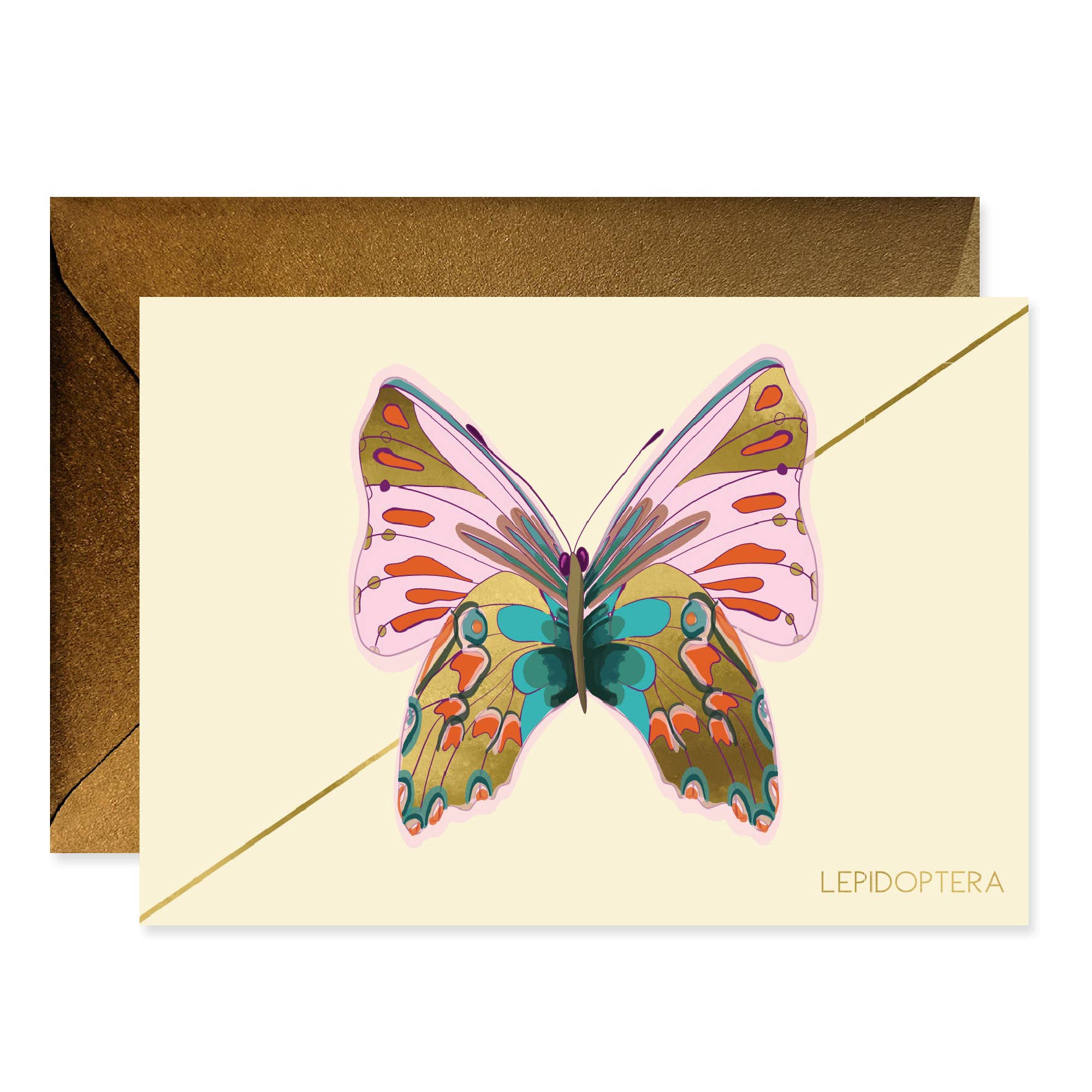 Rose Monarch Stationery Boxed Set Of 6 Cards - Foxy’s
