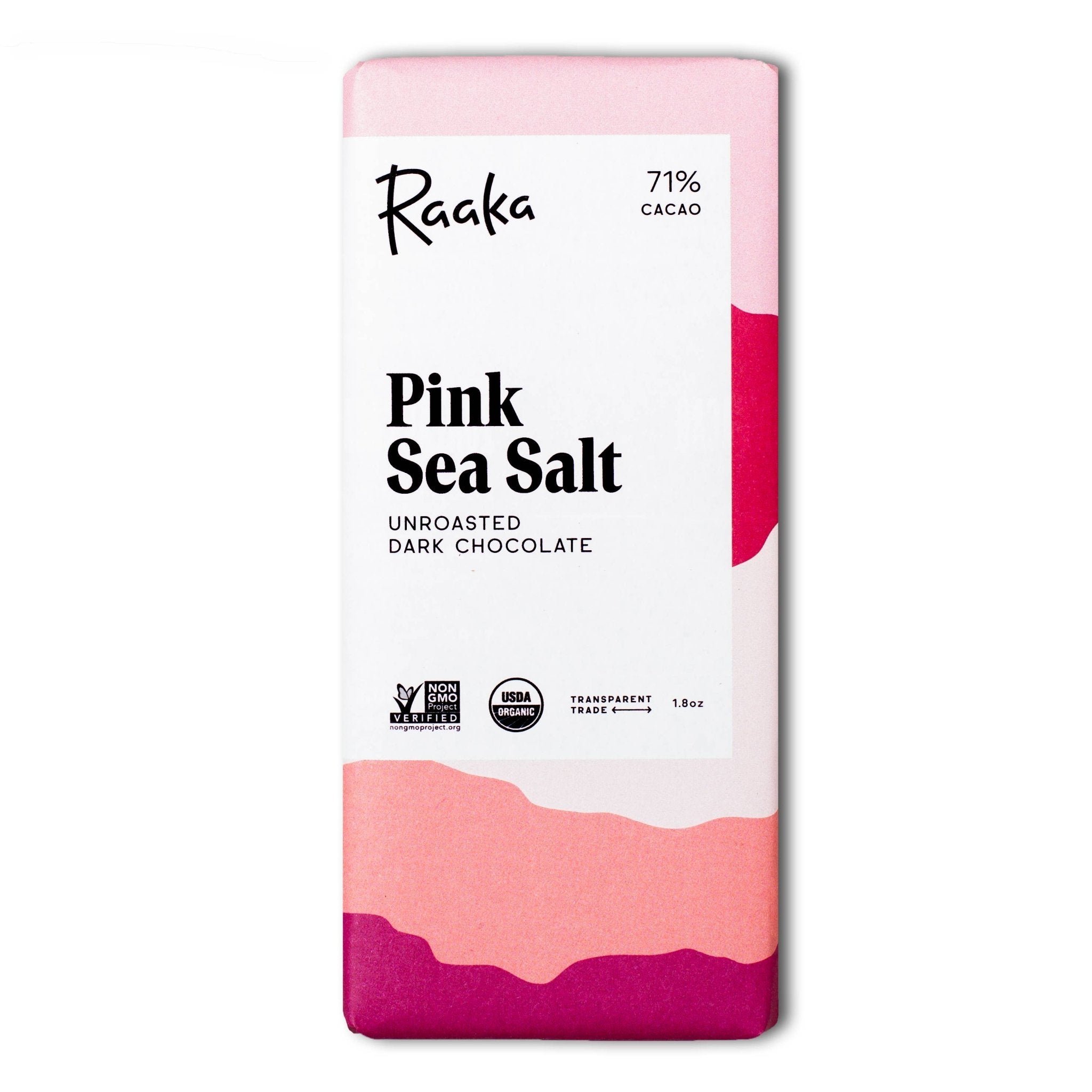 71% Pink Sea Salt Chocolate Bar - Foxy’s