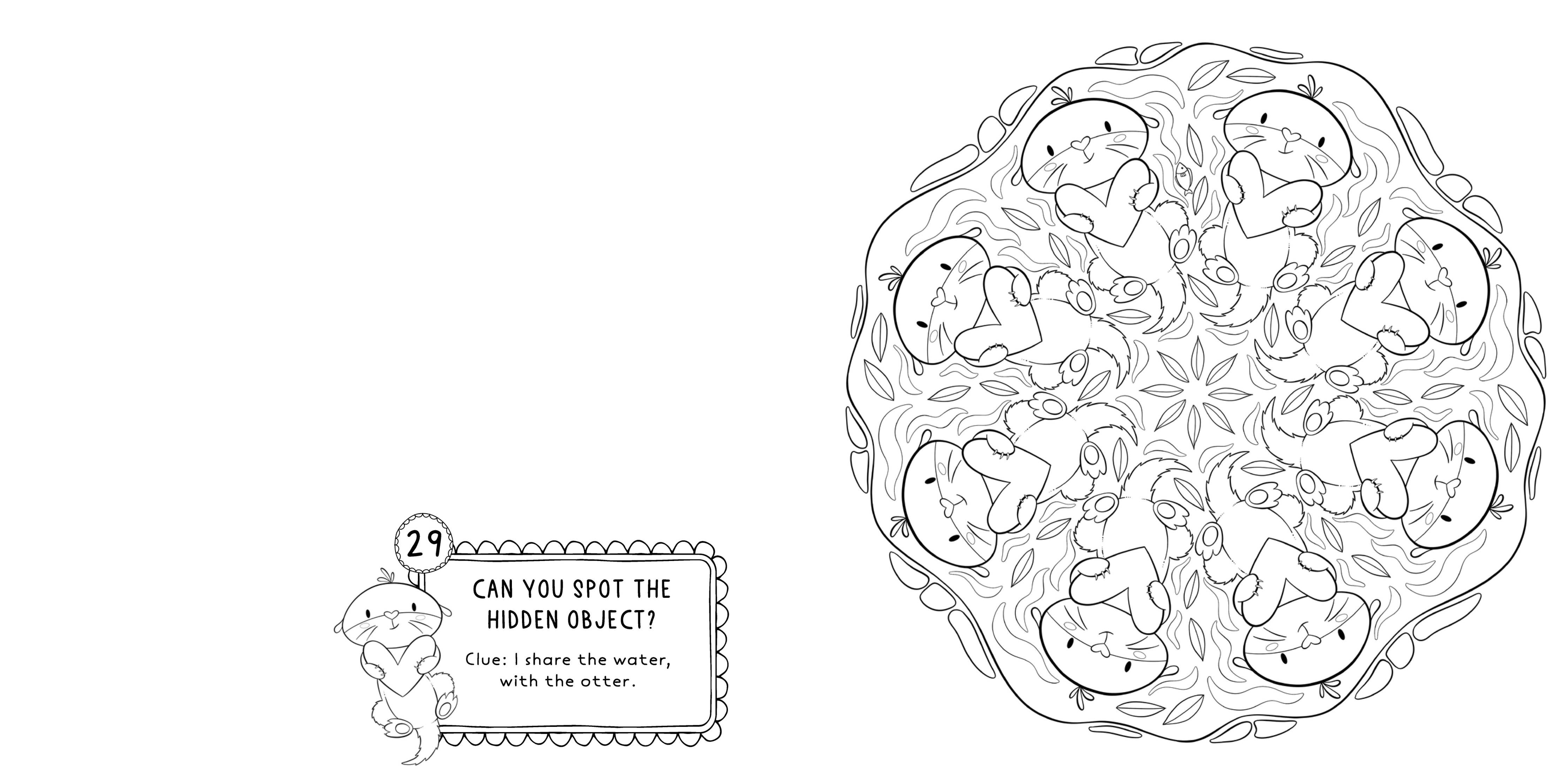 Cute Mandalas Coloring Book