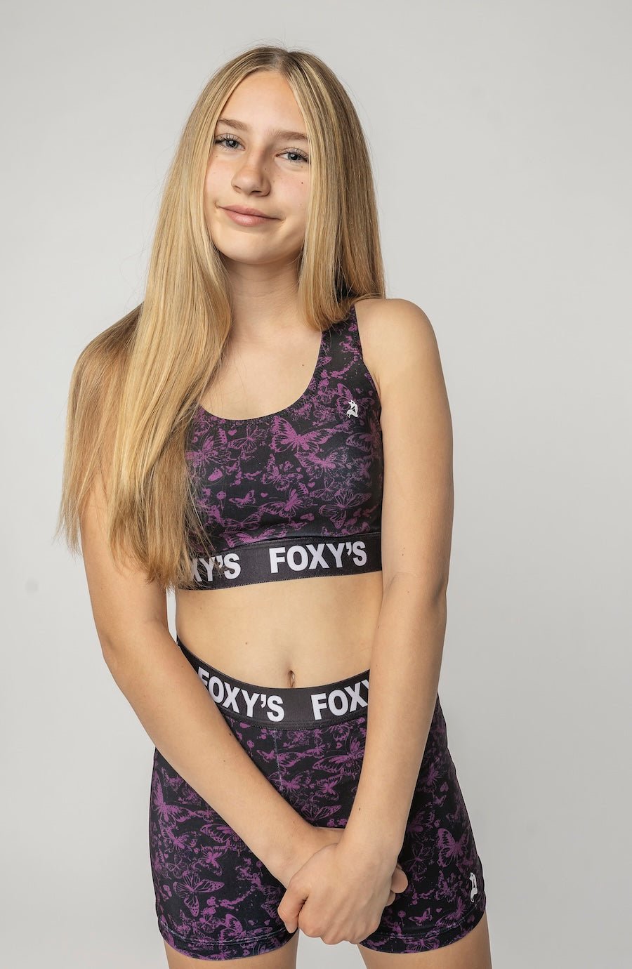 2-Piece Foxy's Activewear Butterfly Set for Yoga, Fitness, Dance & More - Foxy’s