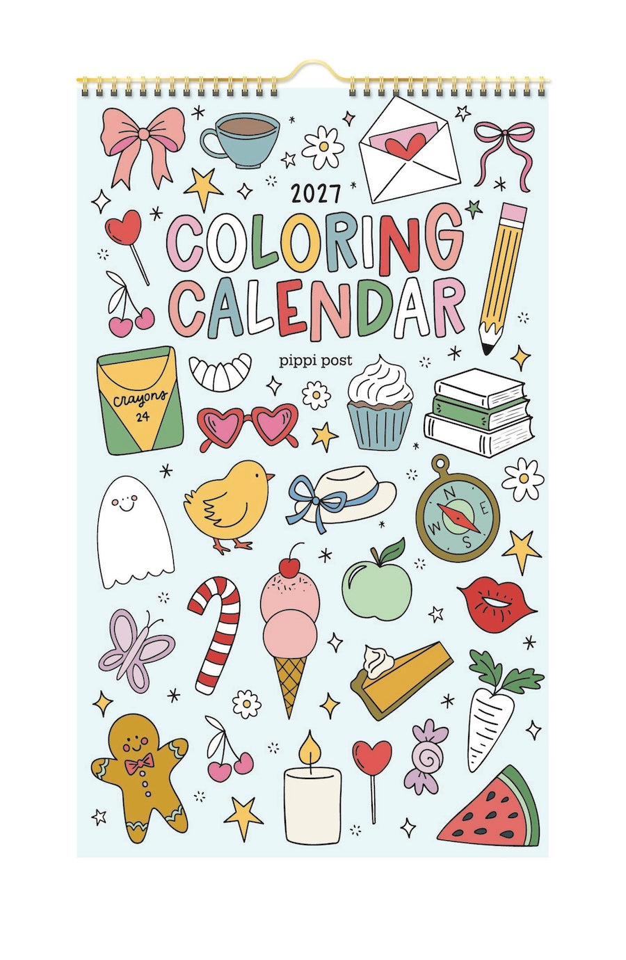 2027 coloring calender
