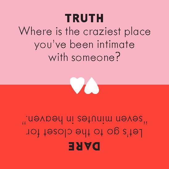 After Dinner Amusements: Truth or Dare for Couples - Foxy’s