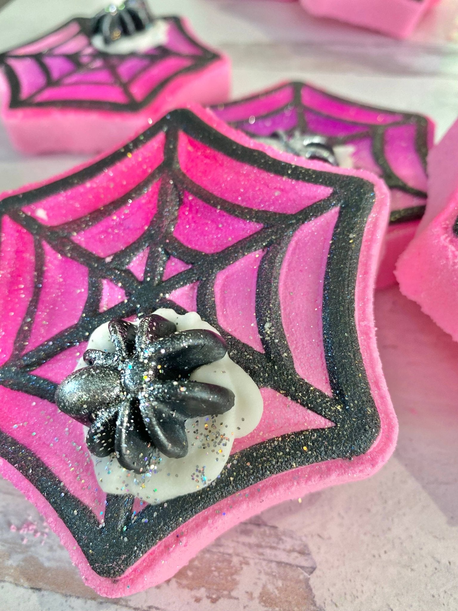 Spinderella, Spiderweb Halloween Bath Bomb - Foxy’s