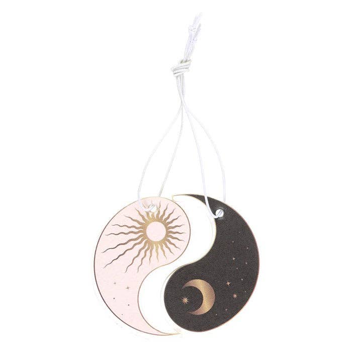 2 Yin Yang Vanilla Scented Air Fresheners- Includes 2