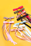 LONG BOW HAIR CLIP (Lilac, Champagne, Off-White, Peach Available)