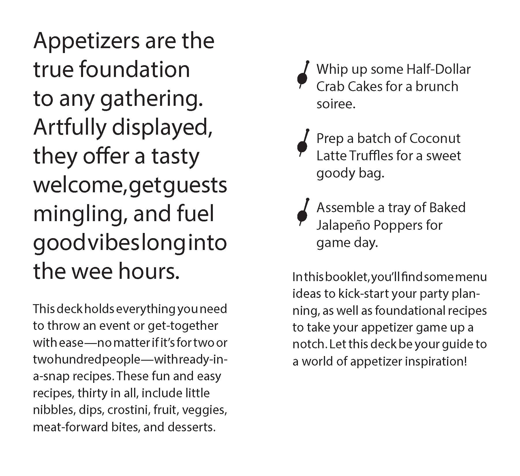 Appetizer Deck - Foxy’s