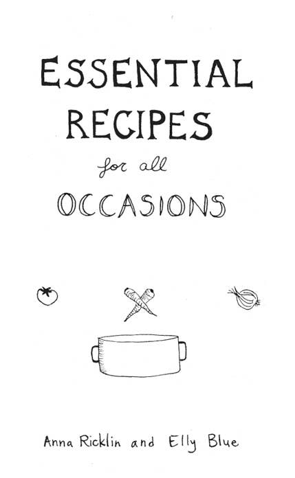 Essential Recipes for all Occasions (Zine) - Foxy’s