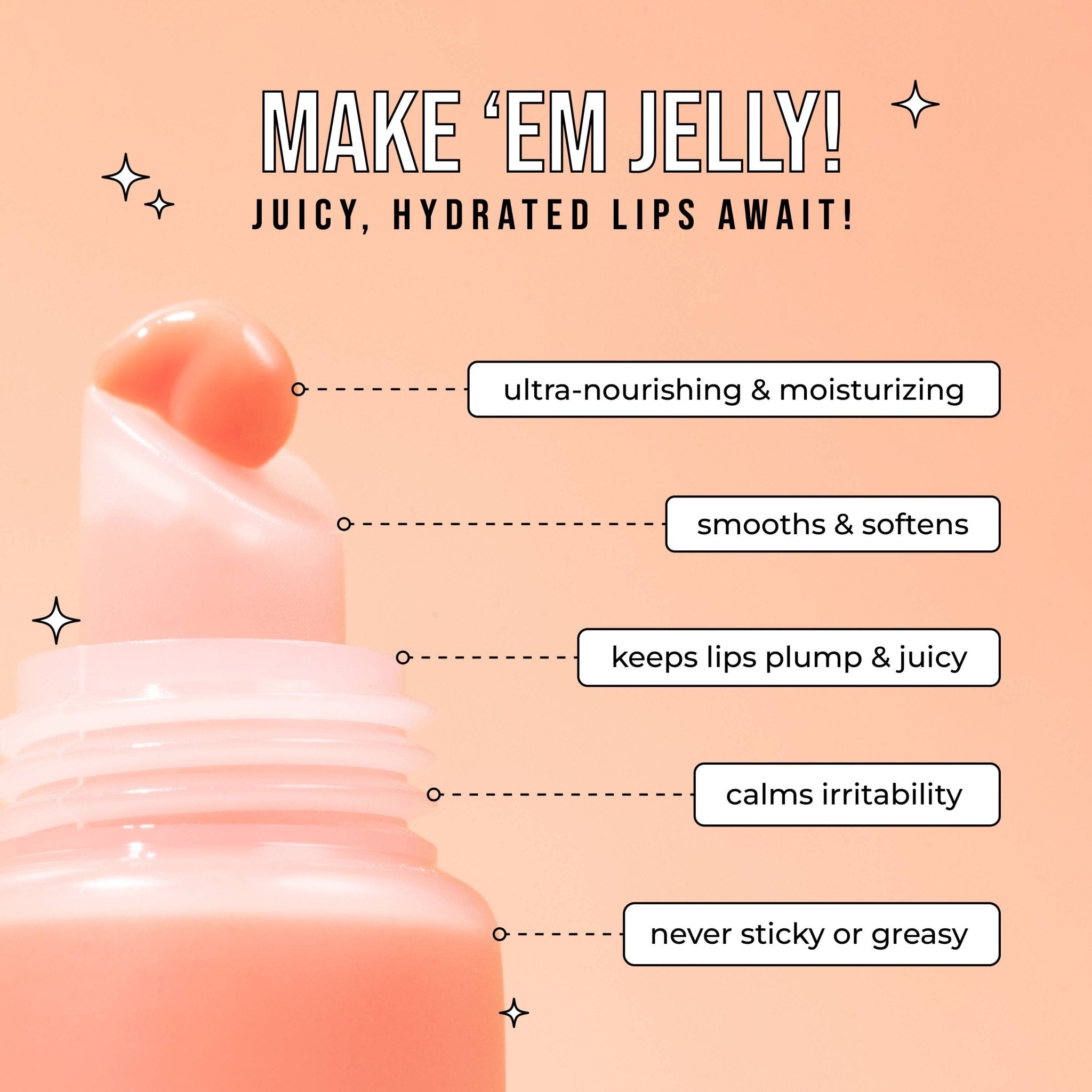 Papaya Pop Tinted Lip Jelly - Foxy’s