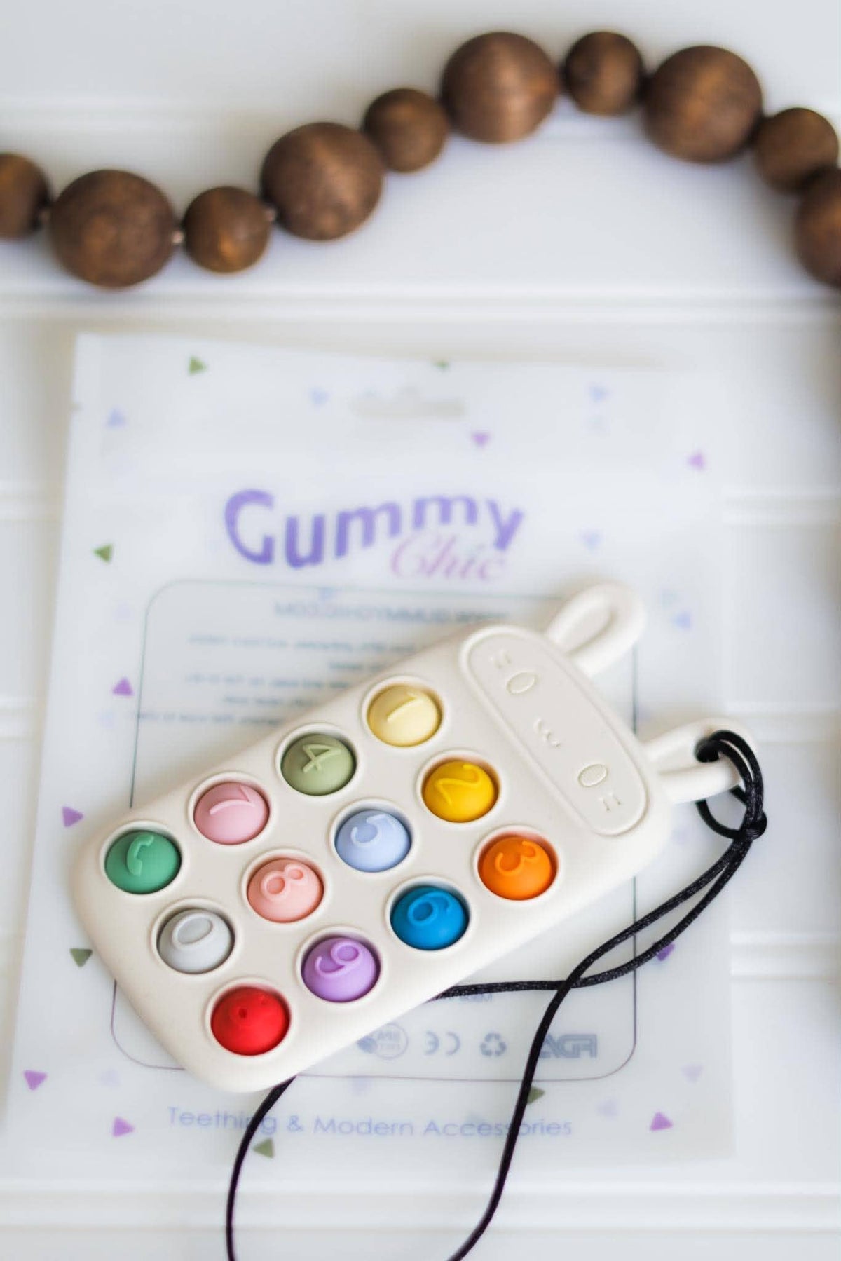 Bunny Phone Popper Silicone Teether