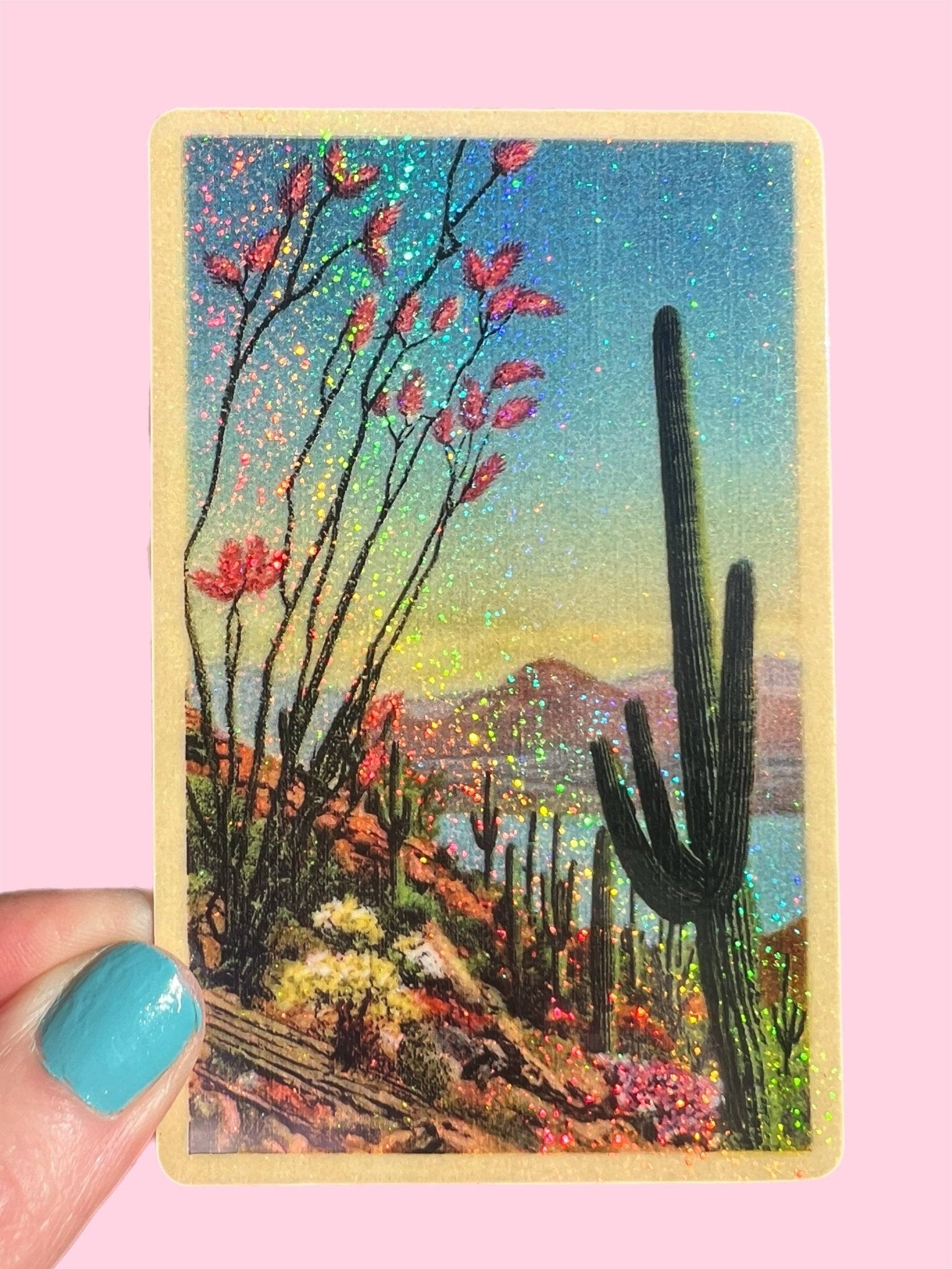 Desert Plants STICKER 4 Inch - Foxy’s
