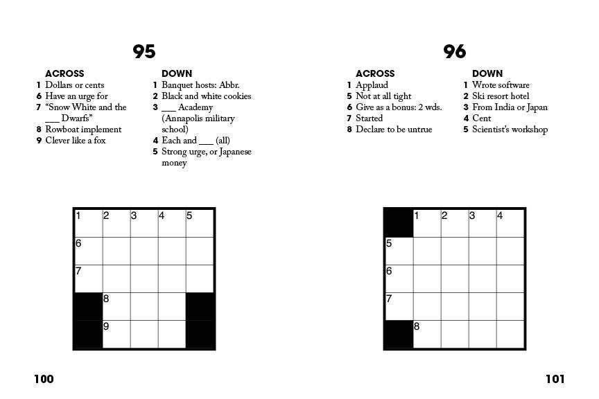 Super Easy Super Tiny Crosswords: So Small! So Simple!