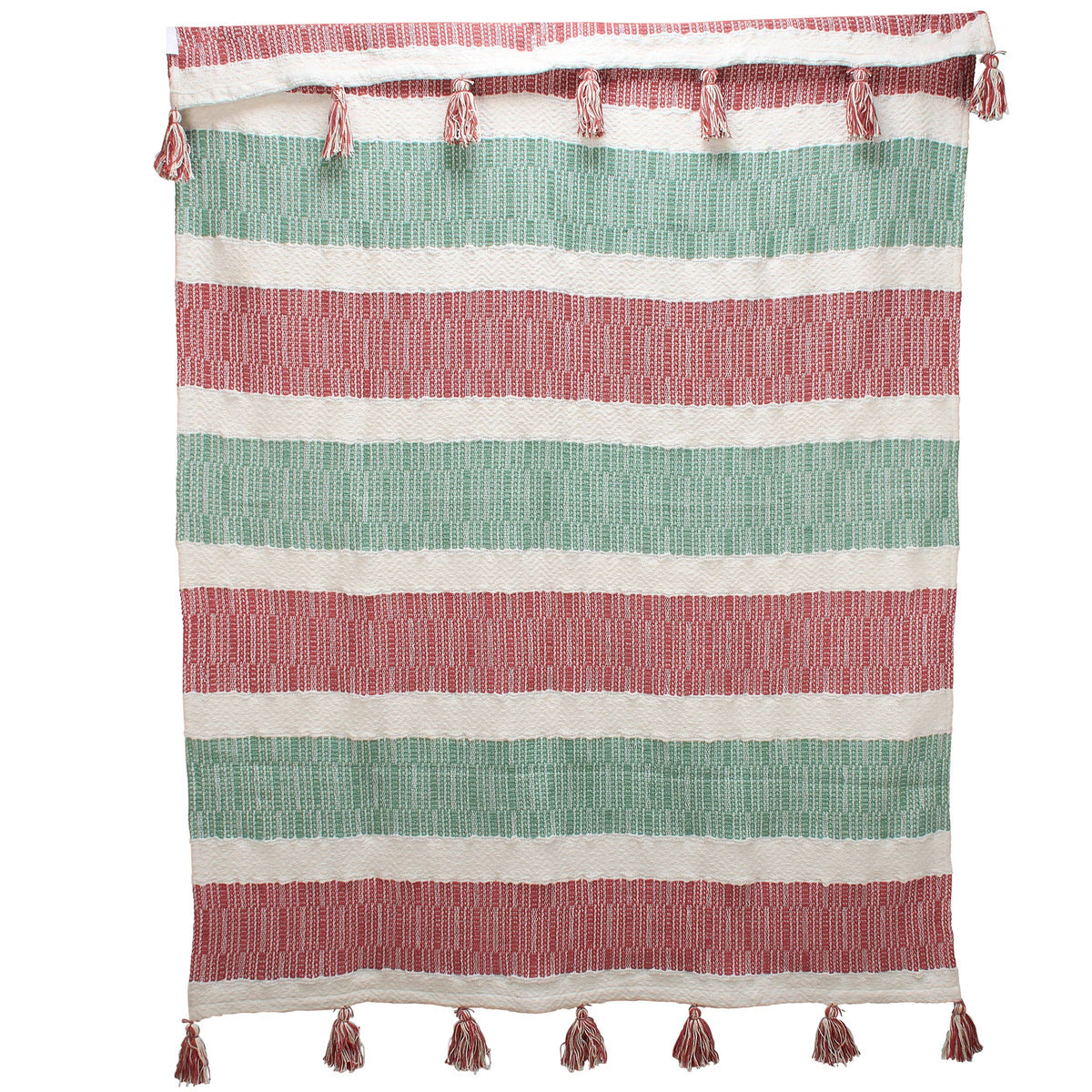Holiday Stripe Throw | Blanket - Foxy’s