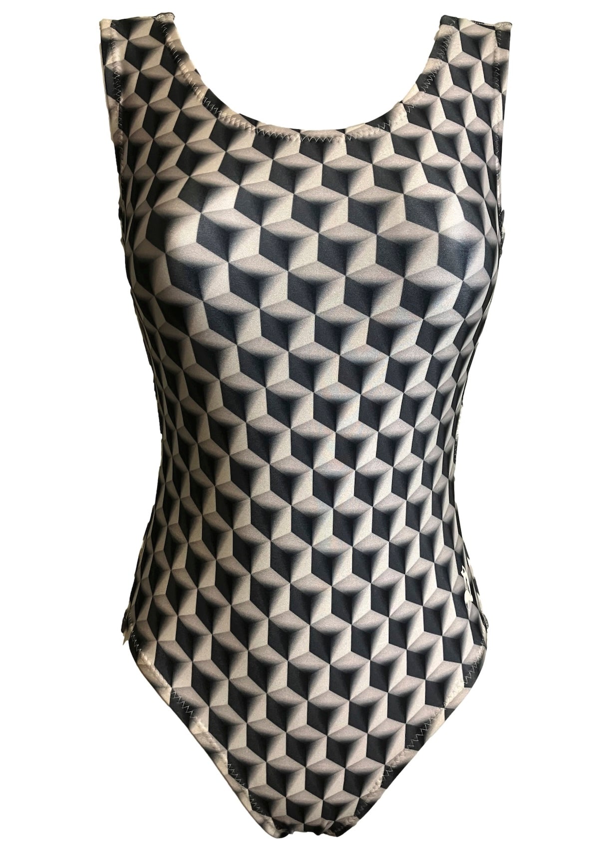 Gradient Cube Gymnastics Leotard for Girls - Foxy's Leotards - Foxy’s