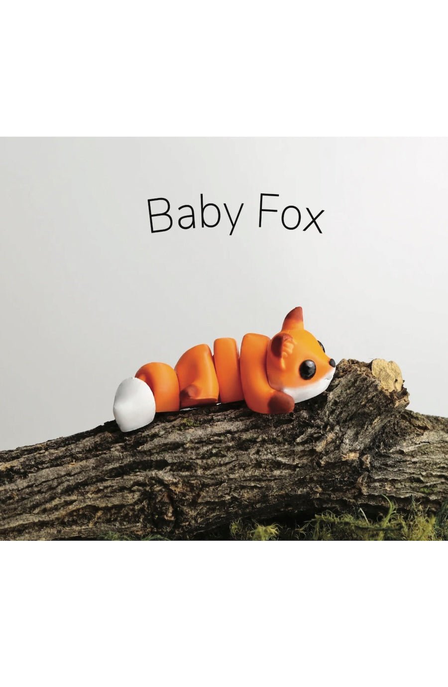 Tiny Baby Fox 3D Printed Toy, Articulated Toy, Fidget Toy - Foxy’s