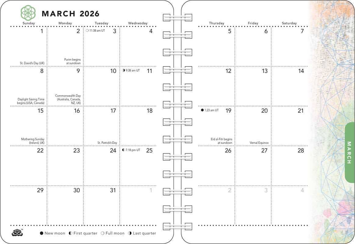 Be Here Now 2026 Weekly Planner Calendar by - Foxy’s