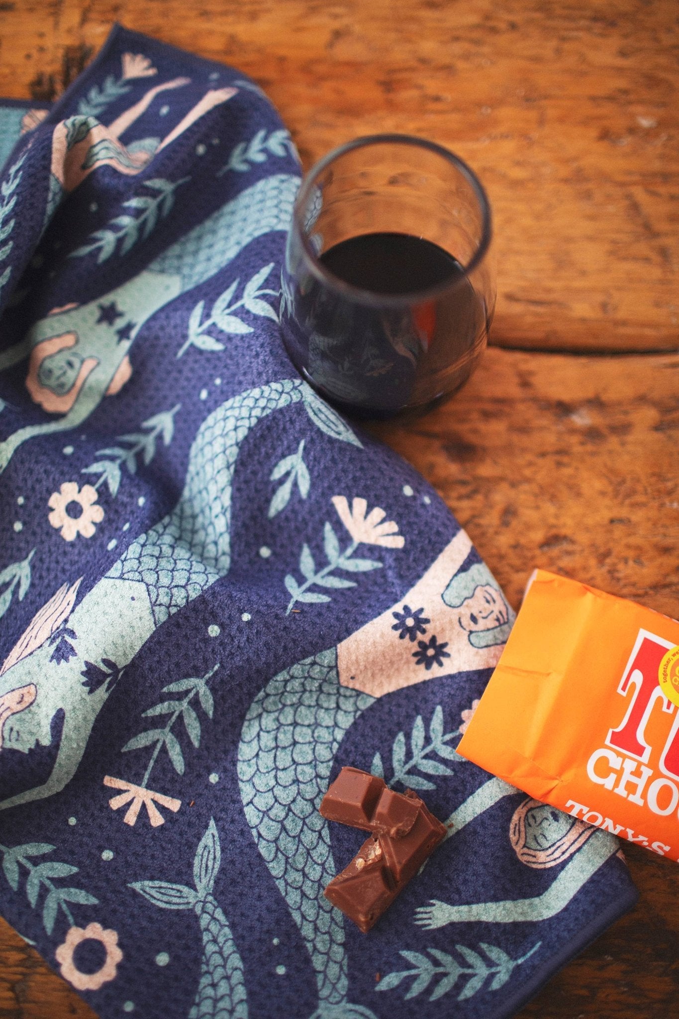 Kitchen Tea Towel Quick Dry | Mermaids - Foxy’s