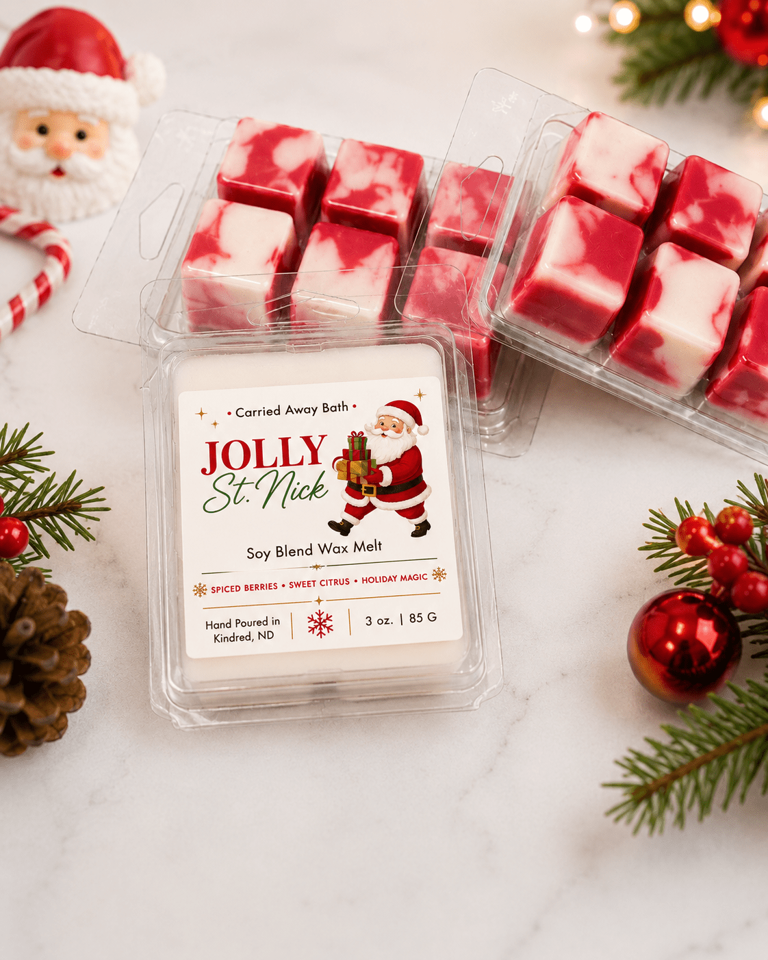 Jolly St. Nick Christmas Wax Melt - Foxy’s