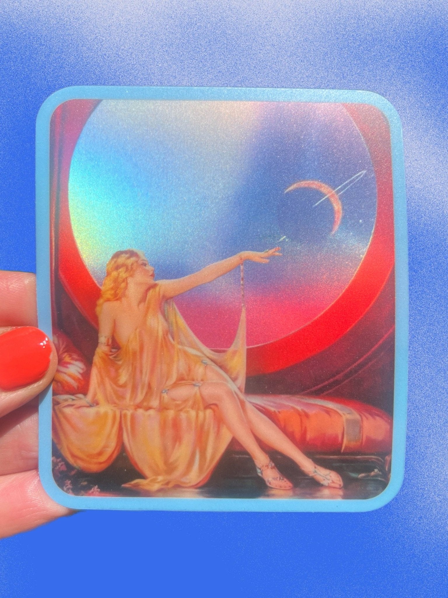 Sci-Fi Space Fantasy STICKER 3 Inch - Foxy’s