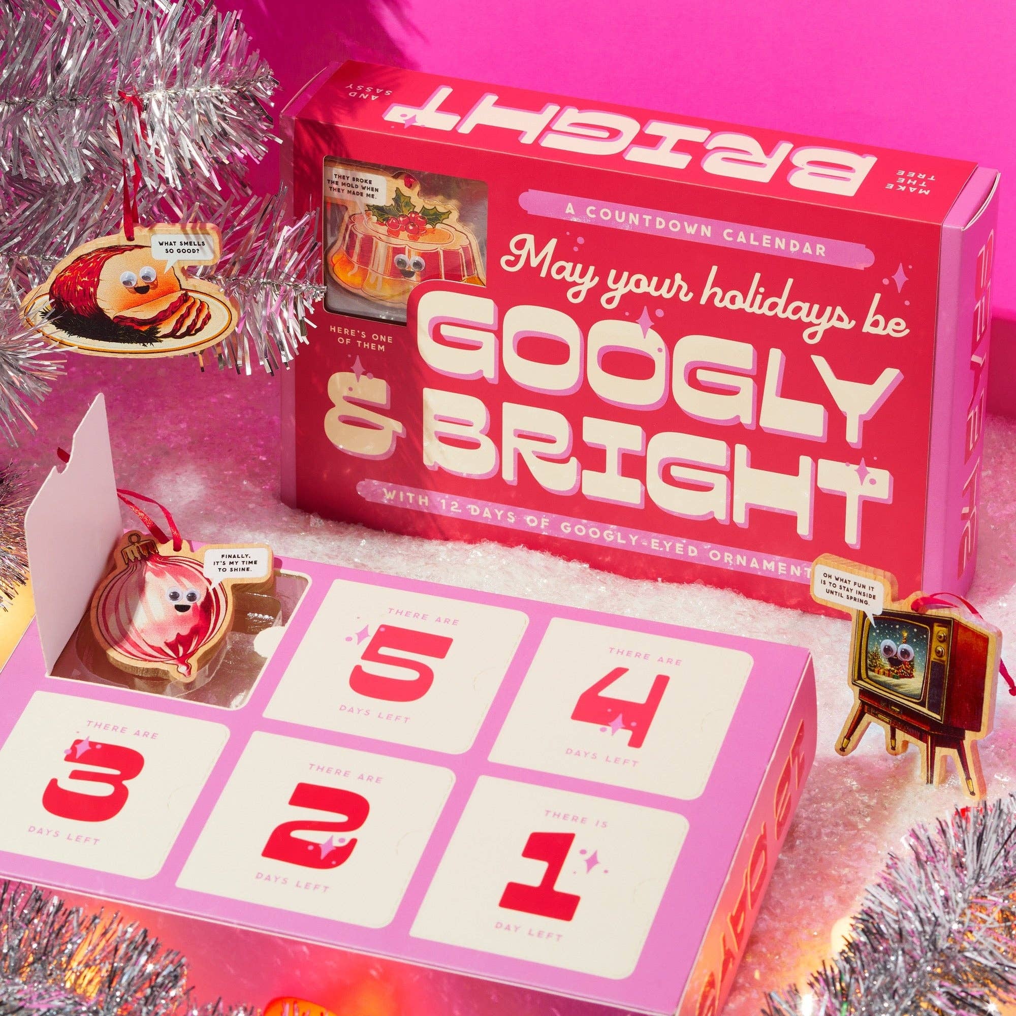 Brass Monkey Googly & Bright Holiday Advent Calendar - Foxy’s