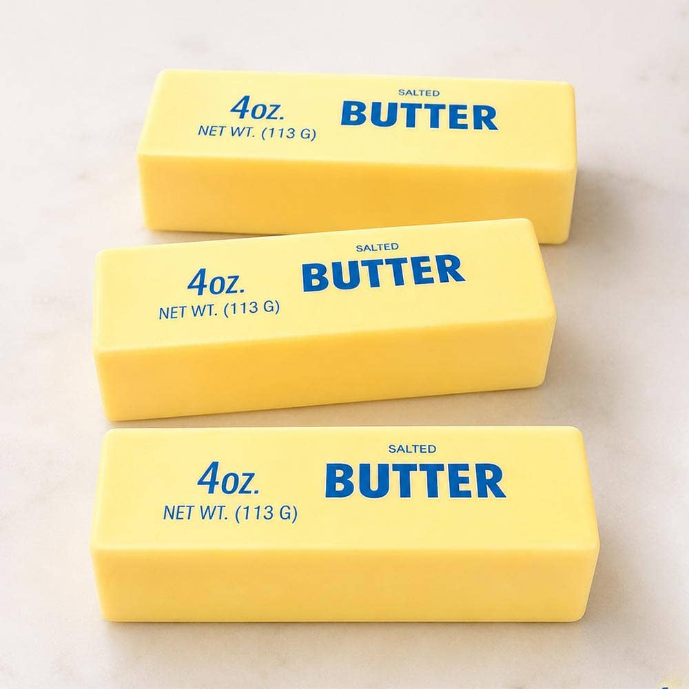 Butter Stick Shape Squeeze Squishy Stress Relief Toy - Foxy’s