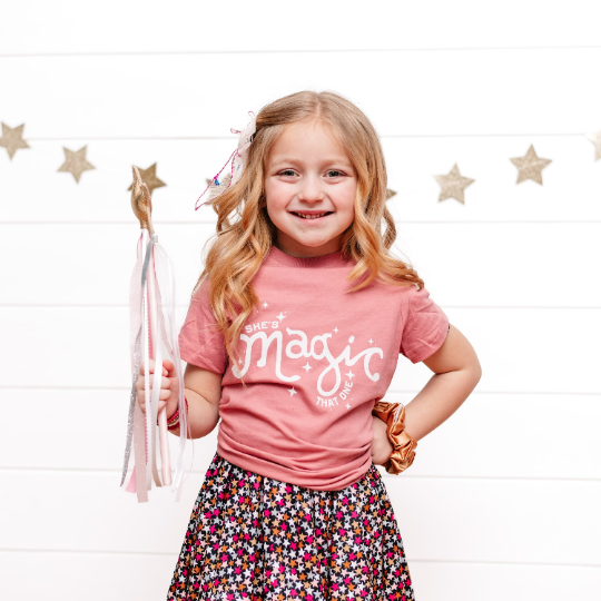 Girls She is Magic Tee (Size Small)