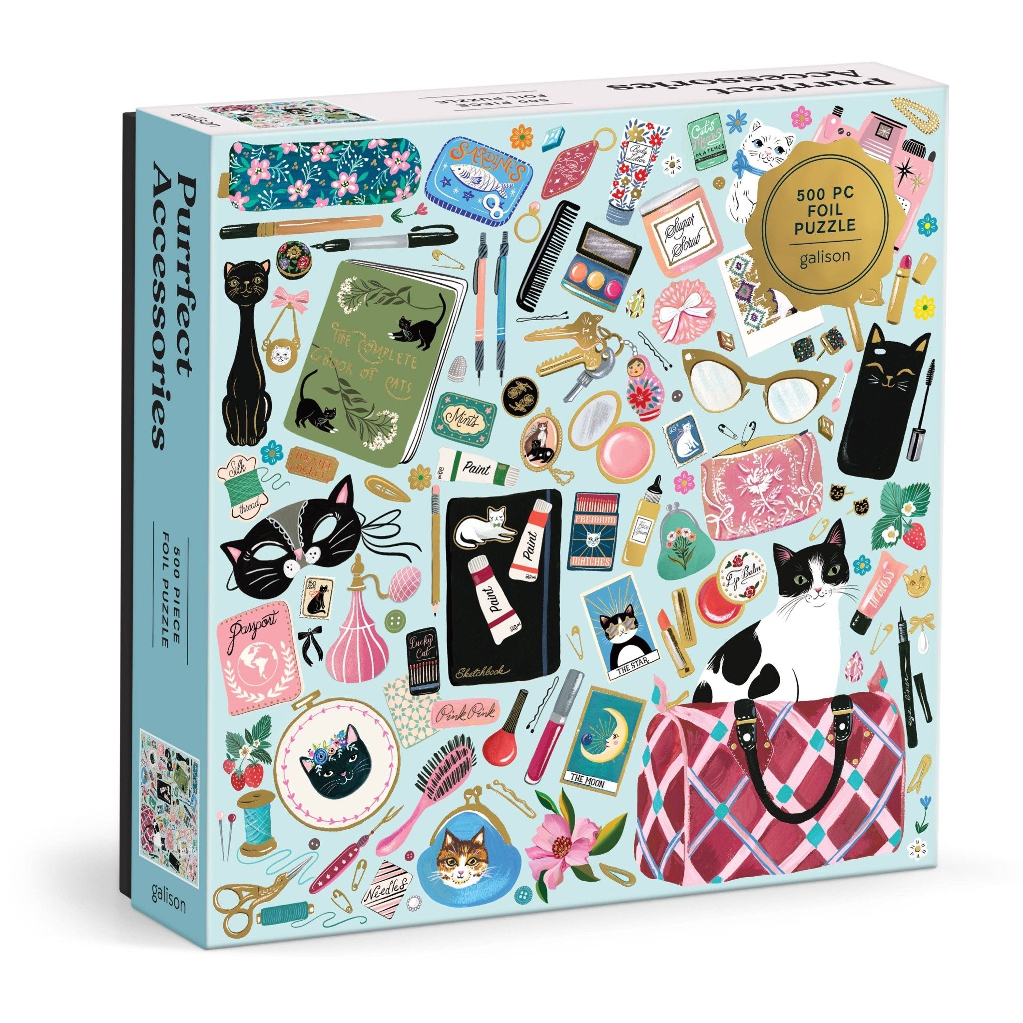 Purrfect Accessories 500 Piece Foil Puzzle - Foxy’s