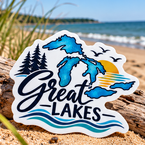 Great Lakes (with sunset) | Decal