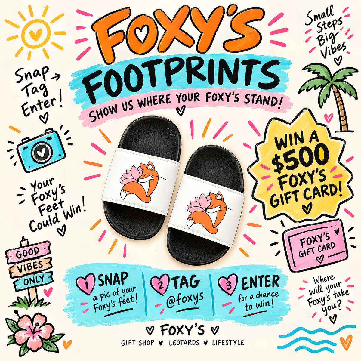Foxy's Slides | Size 5-12 (Pre-Order)