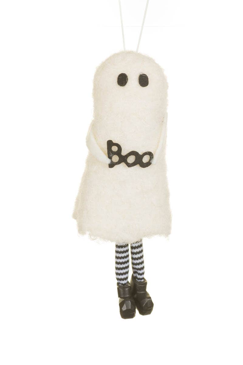 NEW - White Ghost Doll Holding "Boo" - Foxy’s