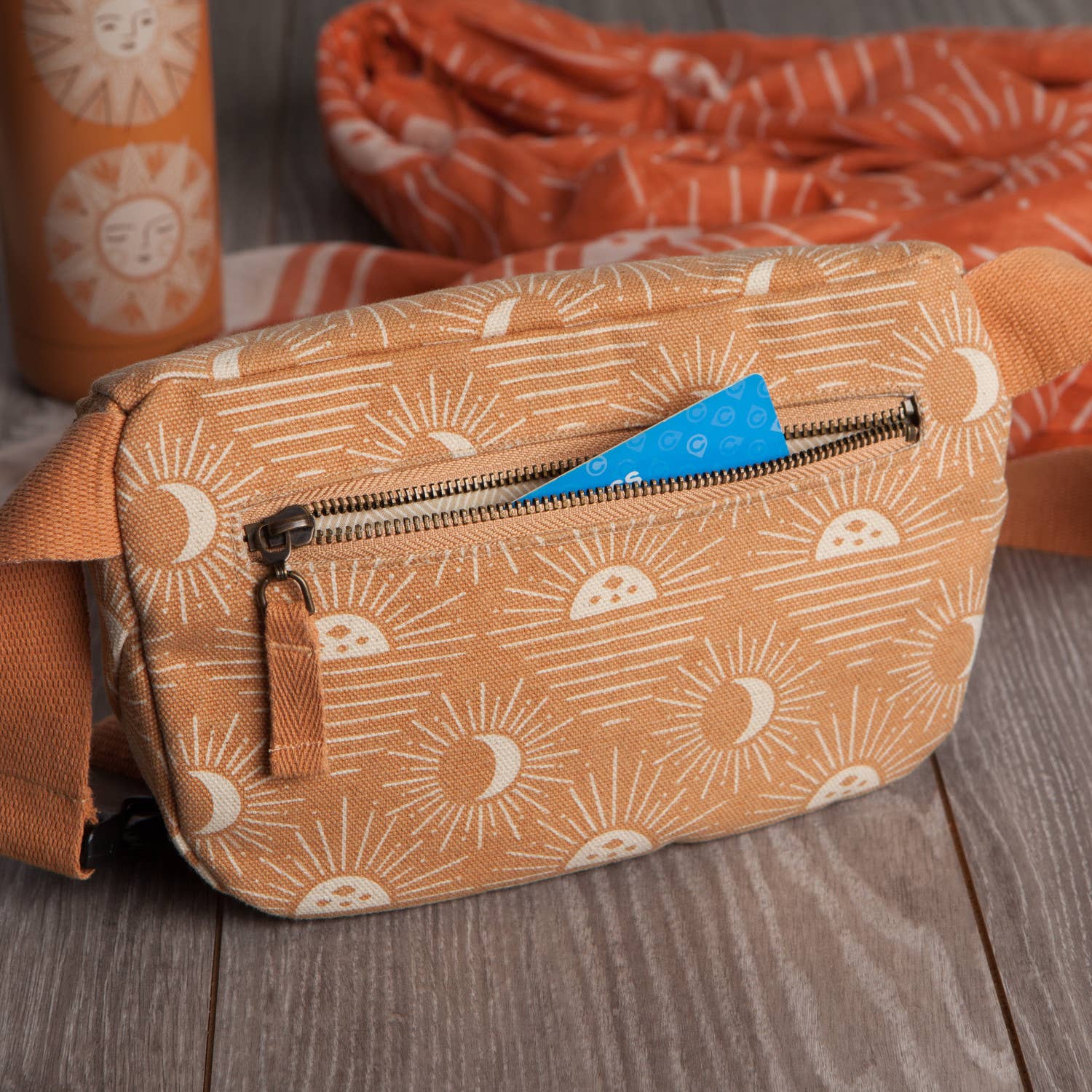 Danica Studio Soleil Cotton Canvas Hip Bag Adjustable Strap - Foxy’s