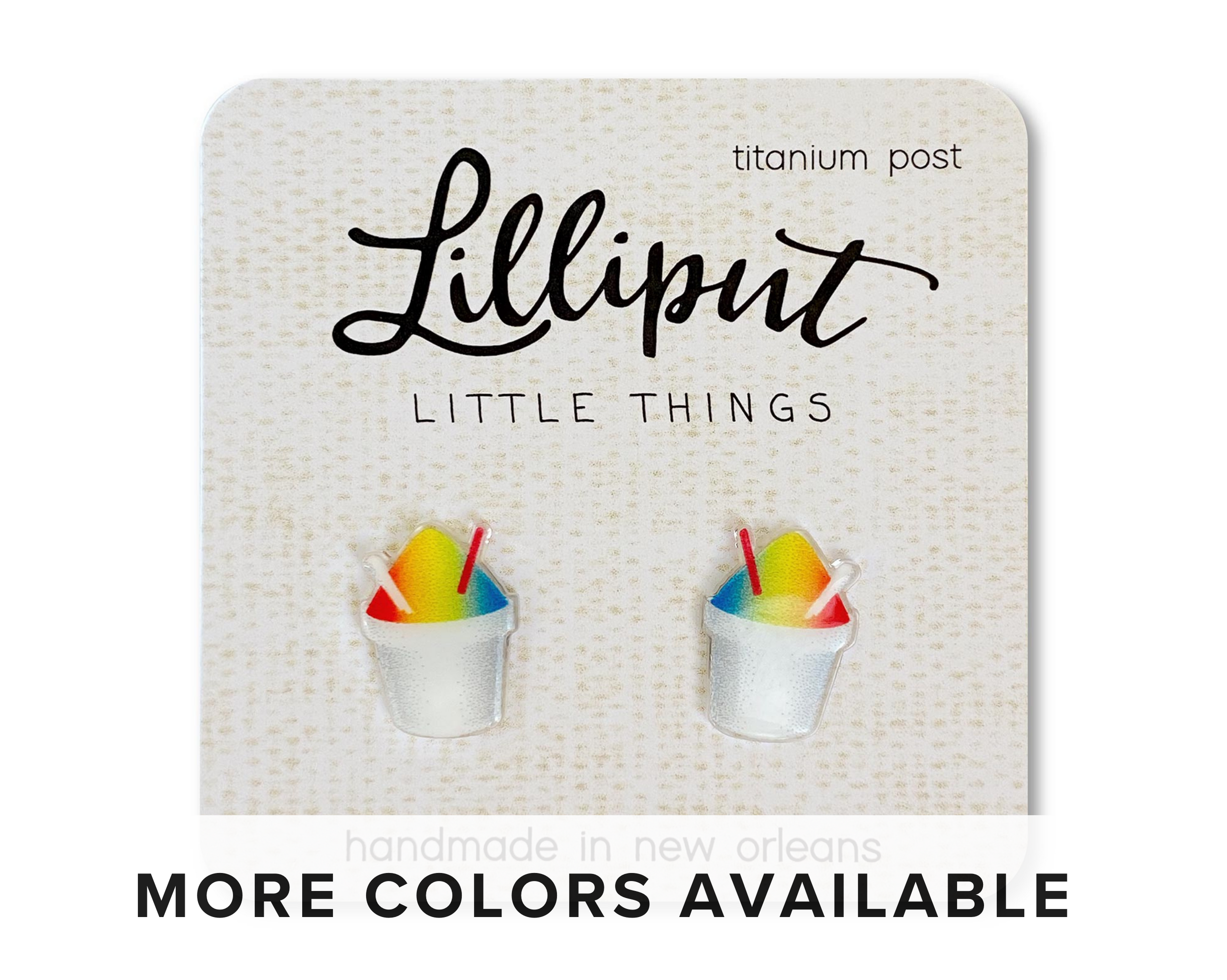 SnowCone Earrings