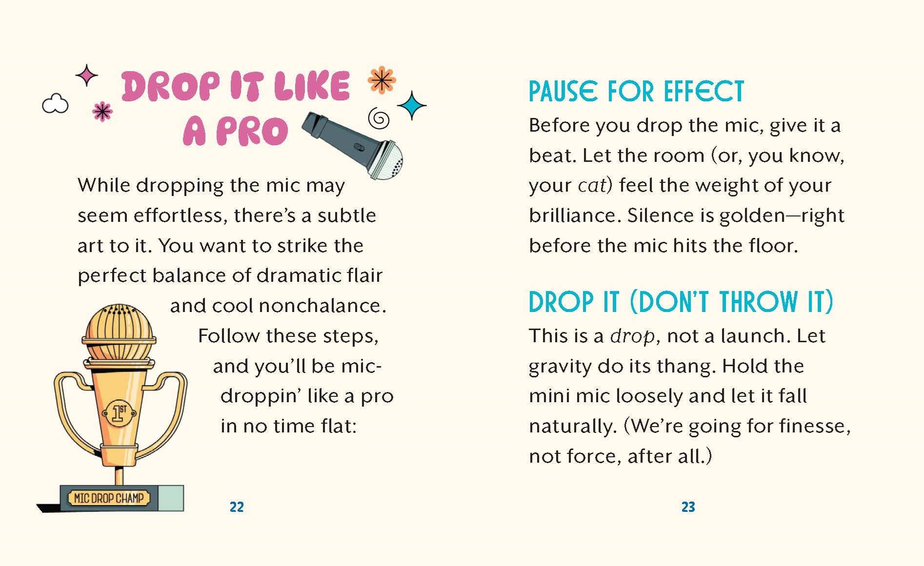 Mini Mic Drop: With Feedback Sound