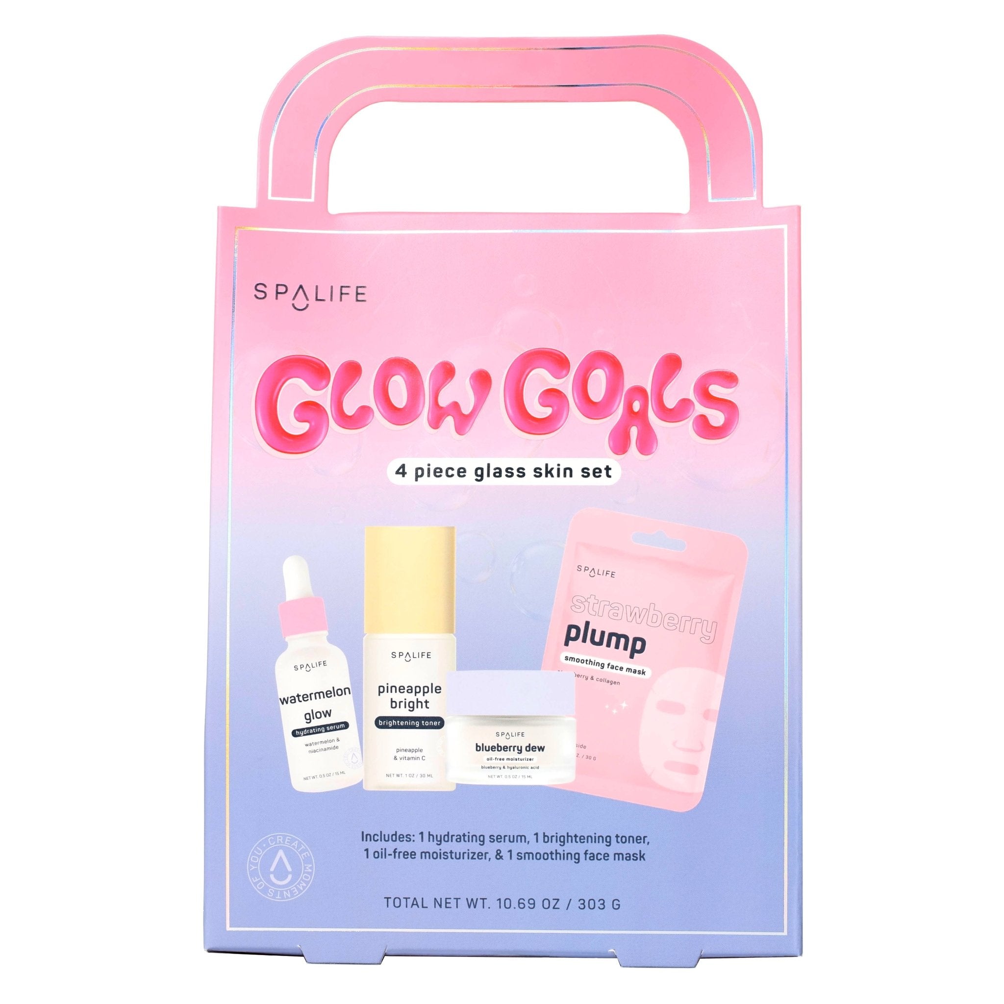 Glow Goals Skincare Gift Set – 4pc - Foxy’s