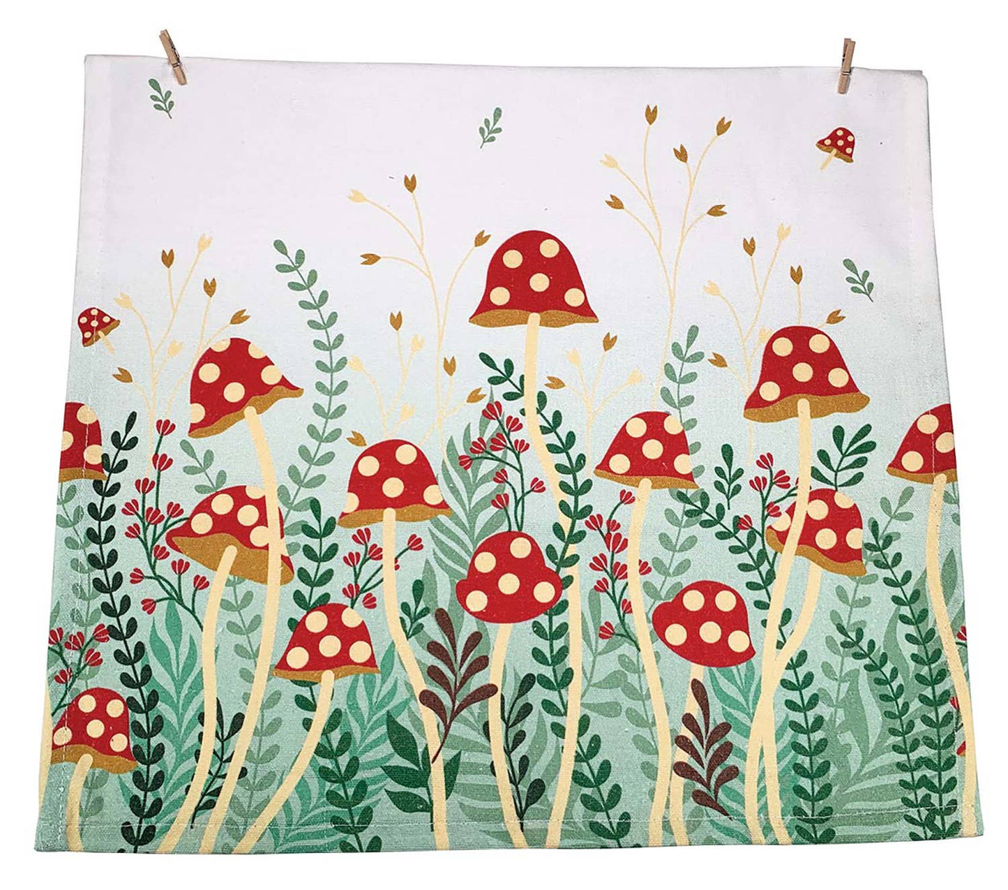 Mushroom Garden Tea Towel- 2 pc Set