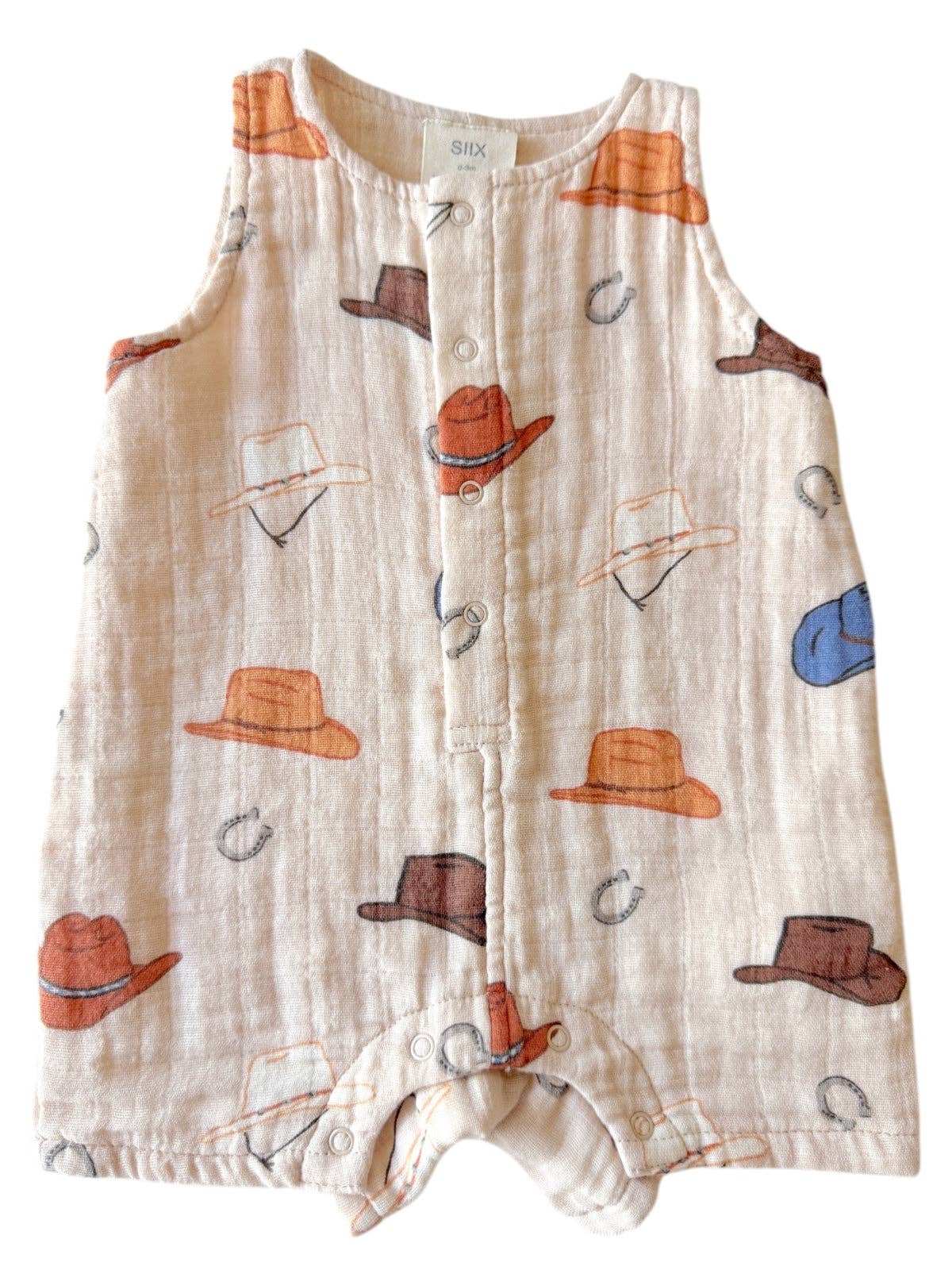 Western / Muslin Shortie Romper - Foxy’s
