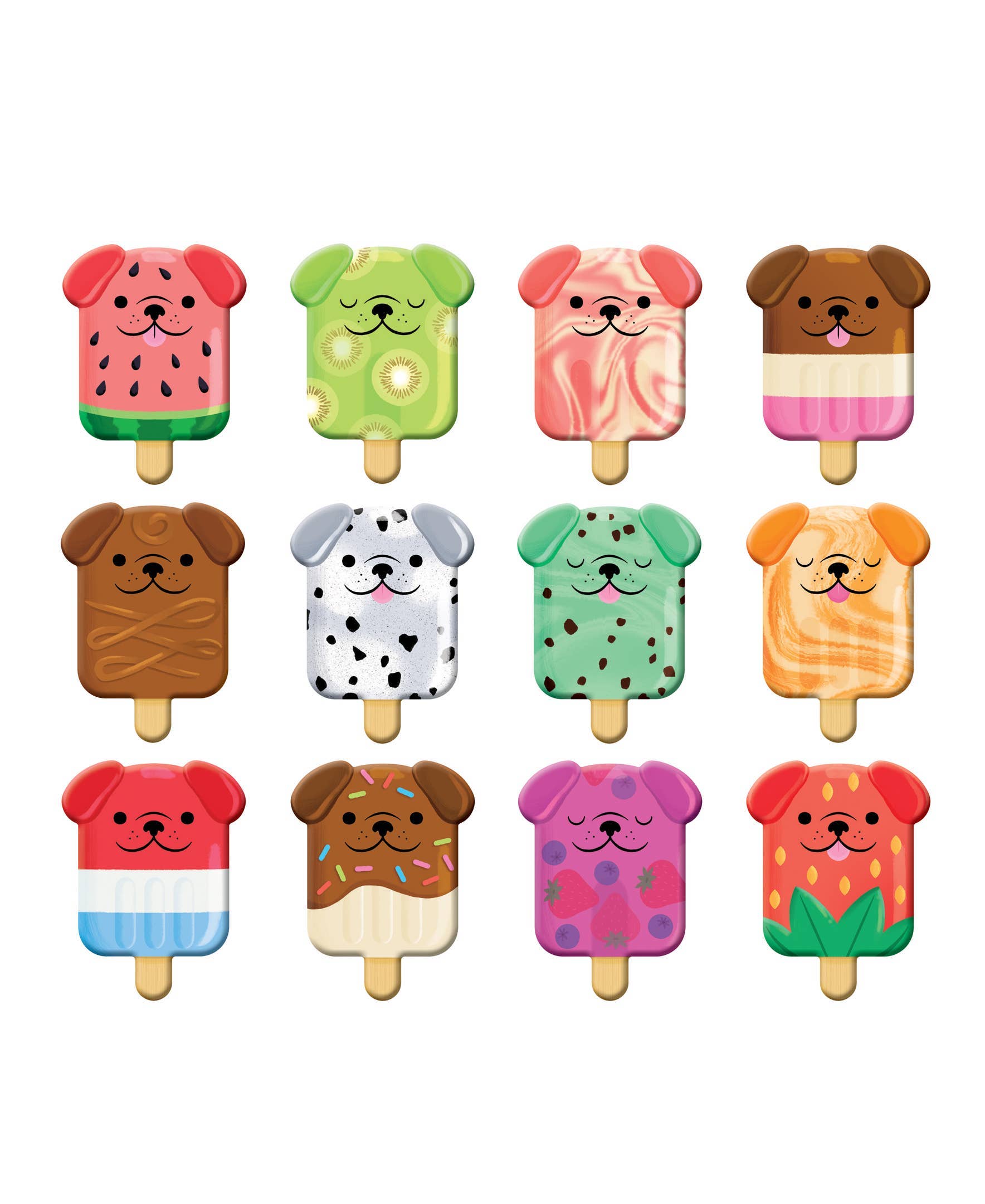 Pupsicles Shaped Memory Match Game
