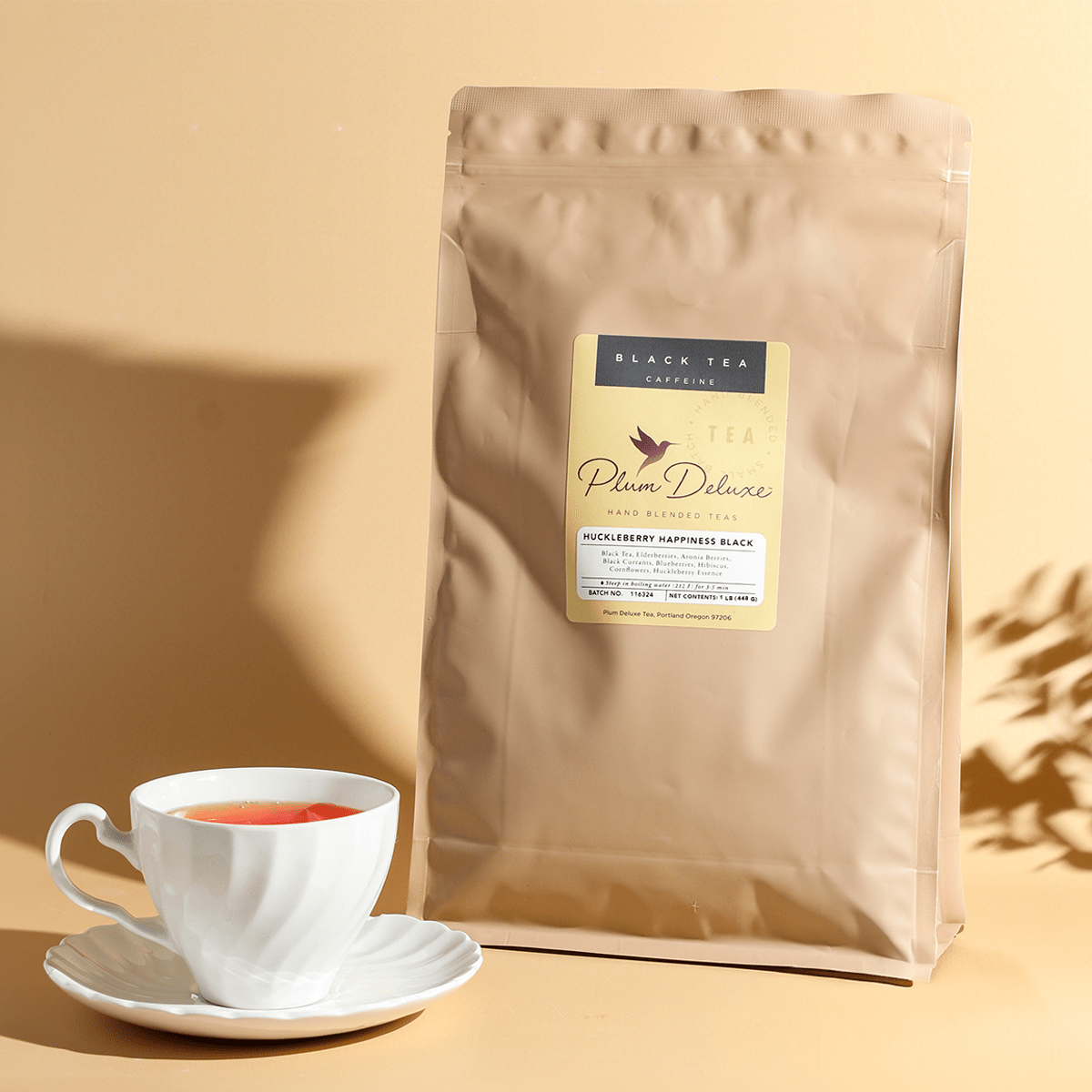 Gratitude Strawberry Earl Grey Black Loose Leaf Tea - Foxy’s
