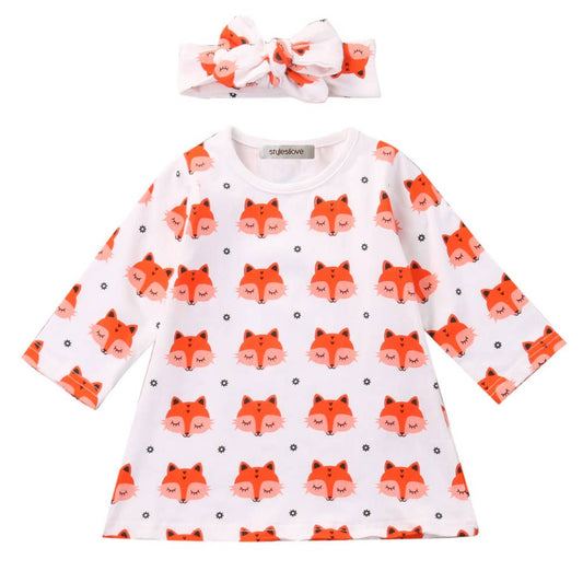 Baby Foxy Dress & Headband (12-18 months)