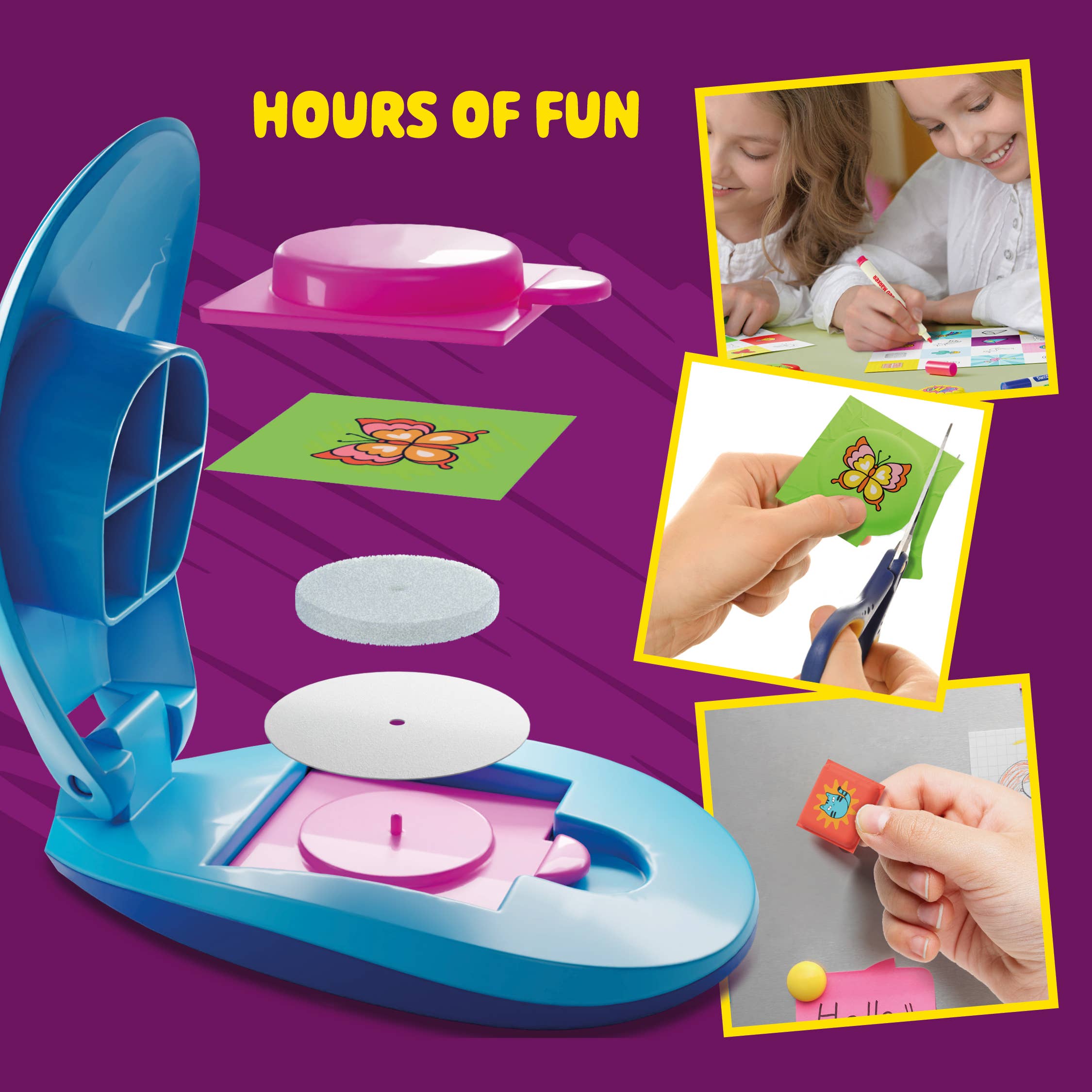 Puffy Sticker Maker Kit for Kids - Make Your Own 3D Stickers - Foxy’s
