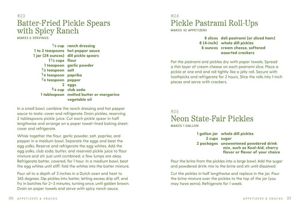 101 Things to Do With a Pickle, new edition - Foxy’s