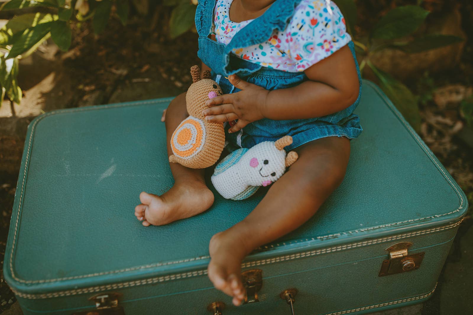 Garden Bug  - Plush Snail Rattle